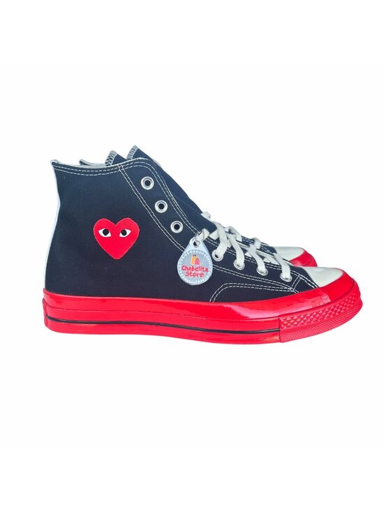 Converse Other - ✨Converse Chuck 70 Hi Comme Des Garçons Play 10 Men Shoes Sneakers Black A01793C